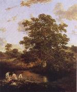 John Crome The Poringland Oak oil painting